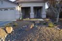 Our front yard landscape, April 2007