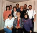 Mary enjoys the 1993 Karpuk/Dreffs Family Reunion with most of her children
