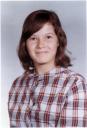 Diane poses for her eighth grade school portrait