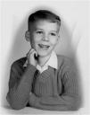 An early school portrait, probably around 2nd grade