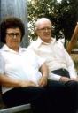 Mary sits with her fourth husband, Alex