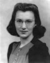 A school portrait of Velma, about age 13