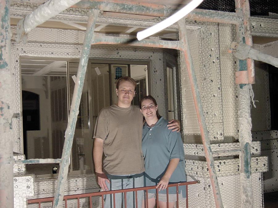 Our home under construction in September 2001 Our home under construction in September 2001