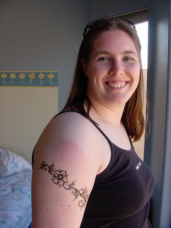 Henna Tattoo, March 2002 Henna Tattoo, March 2002
