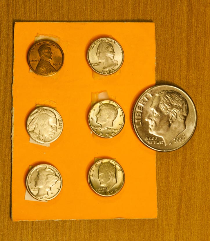 Miniature Coins from Mom Miniature Coins from Mom