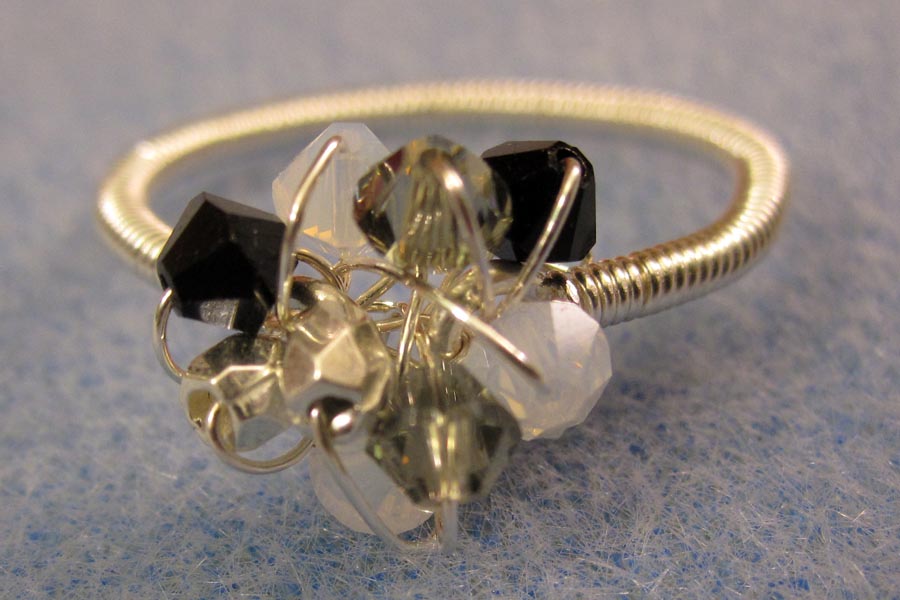 Swarovski Crystal Cluster Ring Swarovski Crystal Cluster Ring