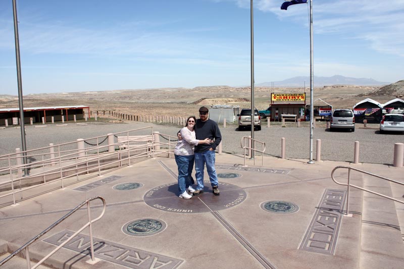 Jessica and Andrew at Four Corners Jessica and Andrew at Four Corners