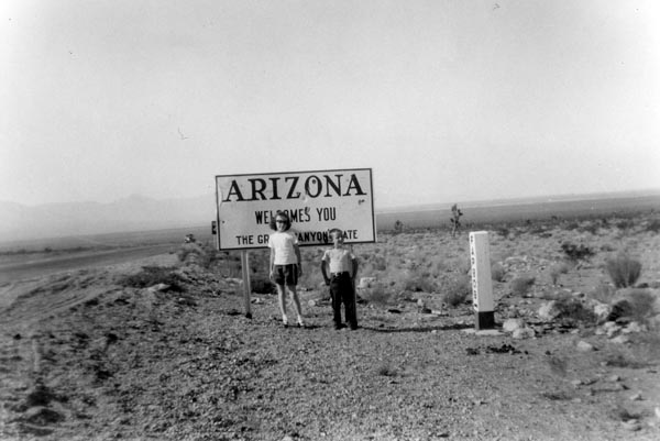 Barbara and Jerry Green Arrive in Arizona (September 1951)