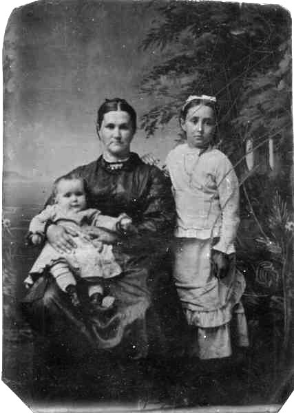 James Irvin Weddle with his mother Jane (Cline) Weddle and sister, circa 1860 James Irvin Weddle with his mother Jane (Cline) Weddle and sister, circa 1860