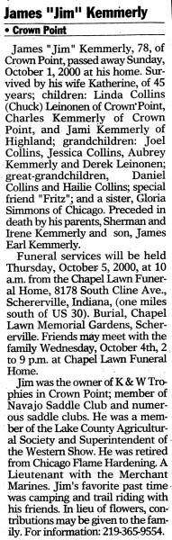 Obituary for James Kemmerly Obituary for James Kemmerly