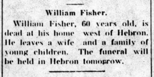 Obituary for William Green Fisher Obituary for William Green Fisher