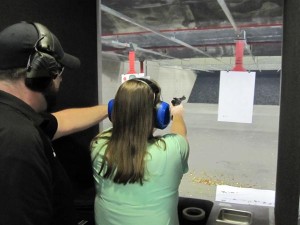 Learning how to shoot a .22 pistol Learning how to shoot a .22 pistol