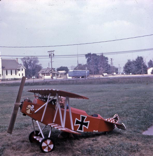 Snoopy Toy Biplane, Indiana (1950's)