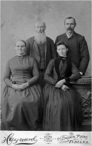 Richards Family Portrait: Ann, Benjamin, May, and Frank Richards Family Portrait: Ann, Benjamin, May, and Frank