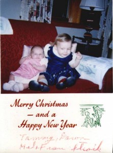 Merry Christmas from Tammy and Dawn Stroik (1964) Merry Christmas from Tammy and Dawn Stroik (1964)
