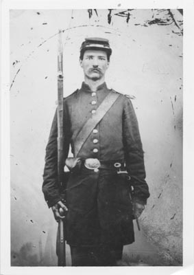 Abner Oakes Green, private, Co. C 4th New York Heavy Artillery, Union Soldier, Civil War Abner Oakes Green, private, Co. C 4th New York Heavy Artillery, Union Soldier, Civil War