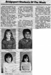 Student of the Week - February 14, 1986 Student of the Week - February 14, 1986
