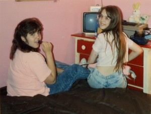 Stacy Doran and me in my bedroom Stacy Doran and me in my bedroom