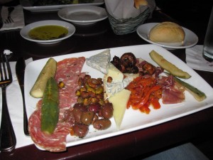 Antipasto Plate at Mama Melrose Antipasto Plate at Mama Melrose