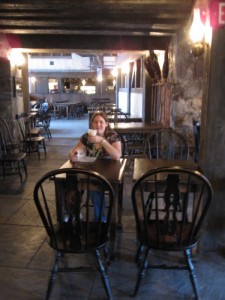 Butterbeer at the Three Broomsticks Butterbeer at the Three Broomsticks