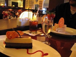 Dessert at Hollywood Brown Derby Dessert at Hollywood Brown Derby