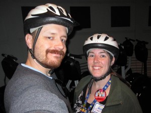 Getting our Helmets for the Segway Tour Getting our Helmets for the Segway Tour