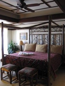Master Bedroom in the Yellowstone Suite Master Bedroom in the Yellowstone Suite