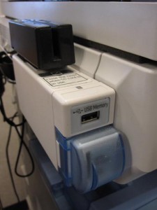 Multifunction Machine - Copy card reader and USB drive port Multifunction Machine - Copy card reader and USB drive port