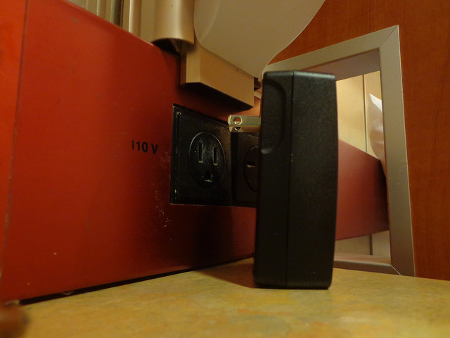 Carnival Imagination Stateroom R-215 Riviera Deck 4 - Electrical Outlet Plug