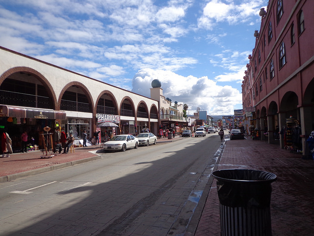 Avenida Lopez Mateos in Ensenada, Mexico